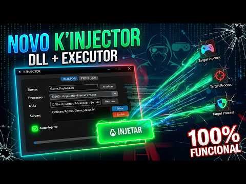 O MELHORE INJETOR DE DLL DO CENARIO K'INJECTOR O MAIS NOVO E SEGURO SE VIRUS E CONFIAVEL - K'INJECTO