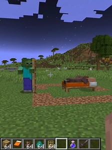 Minecraft Zombie Gameplay - Minecraft Building Tips