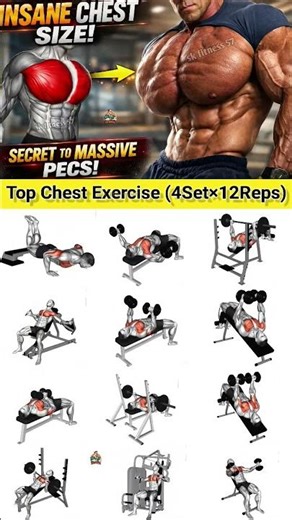 Day-30/most effective Chest Exercise 🔥 #motivation #motivation #chest