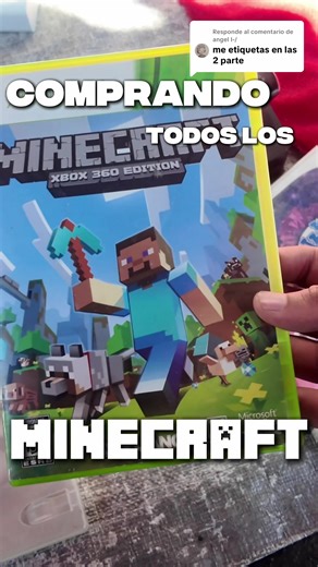 Comprando todos los Minecraft en el Tianguis