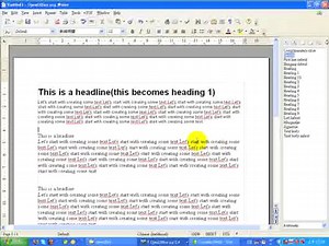 Openoffice Tutorial 1 |