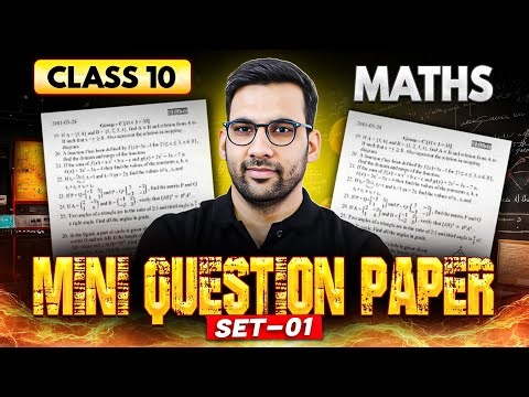 Mini Question Paper Set Class 10 Maths | Pre Board 2026 | Mandeep Sir