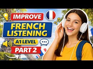 Improve French Listening A1 🇫🇷 | Part 2 | Beginner Practice | Easy Daily Conversations