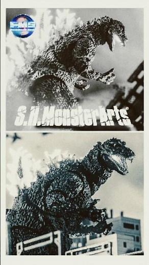 S.H.Monsterarts Movie Graphics Plus GODZILLA 1954 BTS #godzilla