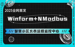 Winform NModbus智慧小区水表远程监控中心(.Net8.0/NModbus4.NetCore Modbus Slave)B1338