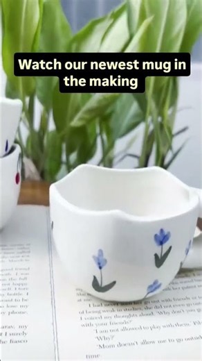 Watch Our Newest Ceramic Mug Come to Life 🌸☕ | Handmade Ceramics