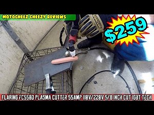 FLARING Plasma Cutter 55 AMP 120/240V IGBT 5/8'' cut High Frequency IGBT inverter steel aluminum