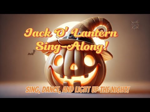 Jack O' Lantern Sing-Along | Fun Halloween Song for Kids | Sing & Dance with Pumpkins!🎃👻 #SingAlong