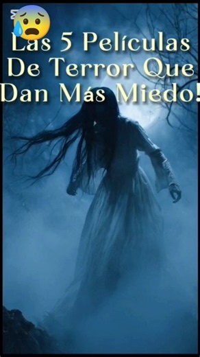 Las 5 Películas De Terror Que Te Harán Saltar Del Susto😰😰👻👻 #miedo #top #peliculas