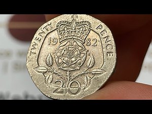 1982 United Kingdom 20 Pence Coin • Values, Information, Mintage, History, and More