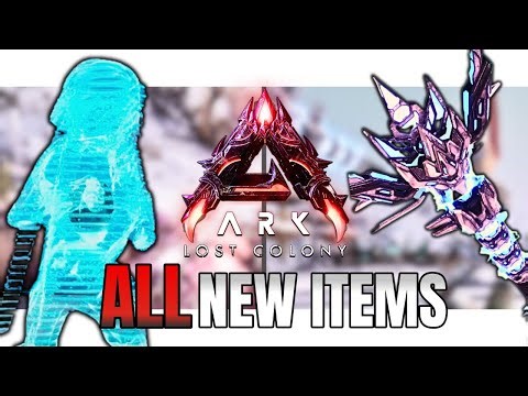 Lost Colony ALL ITEMS and ENGRAMS Explained, Everything Secret And NEW | Ark Survival Ascended