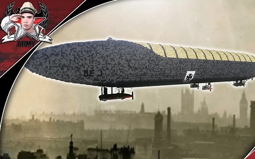 【MINECRAFT飞行物教程系列】如何制造一艘一战时期德国空军的（齐柏林L30）飞艇（下）