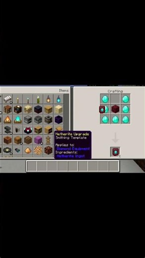 how to craft netherite update in Minecraft 🤩🤩