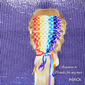 PRIDE Tribute Rainbow Hair Tutorial ❤ 󾬕 󾬔 󾬓 󾬖 The full video on my Youtube Channel ➡ Argentea lo ⬅ Link in bio 󾭂 󾭂 󾭂 #acconciatura #braid #bride #capelli #coolhair #curls #hair #hairstyles #haircut #hairdo #peinados #peinadosvideos #trecce #tresse #trenzas #updo #weddinghair #longhair #lovehair #dutchbraid #waterfallbraid #fishtailbraid #frenchbraid #hairtutorial #hairvideo | Braids for my hair