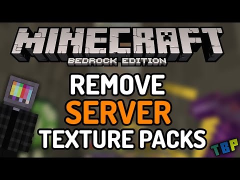 How to remove server texture packs! (MCBE)