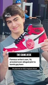 Famous writer's son arrested over plot to bomb gay bars