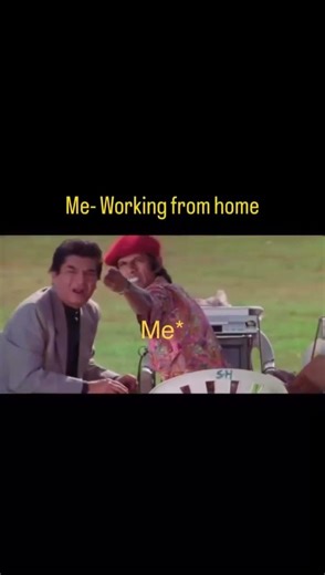 when i work from home 🏠 #viral #comedy #funny #office #memes #explore