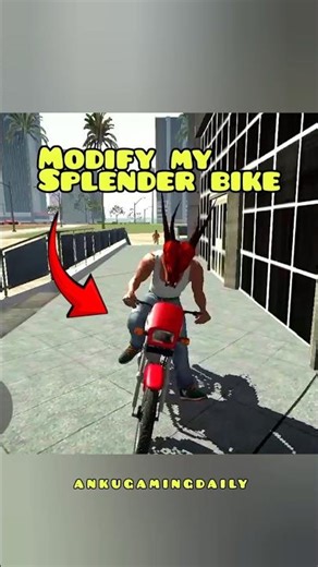 Splendor ➡️ Bullet Transformation! 😱 Magic in Indian bike 3D game 🎮 🔥 #shorts #gaming