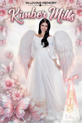 🩷🦋IN LOVING MEMORY OF KIMBER MILLS🪽🤍 #KimberMills, a beautiful 18-year-old high school senior and cheerleader full of life. Kimberly was the victim of a shooting at a bonfire party in Pinson, Alabama on Saturday, October 18, 2025. Mills was one of four people shot during the incident, which occurred in a wooded area known as "The Pit". Mills was shot in the head and the leg and was taken to UAB Hospital and put on life support, but the family later decided to take her off of it. My most sinc