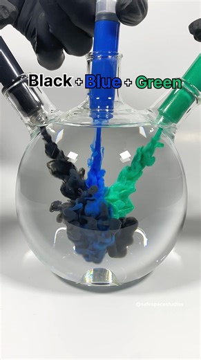 Teal has to be one of the prettiest colors 🫰 #colormixing #satisfying #colortheory #paintmixing