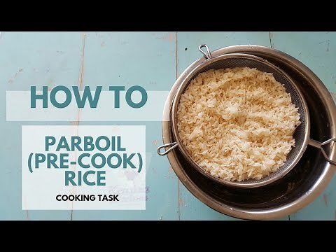 The BEST WAY To Parboil Rice