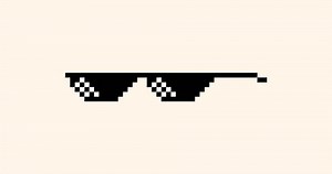 Pixel Art Glasses Cool Cartoon Glasses Stock Footage Video (100% Royalty-free) 1106417421 | Shutterstock