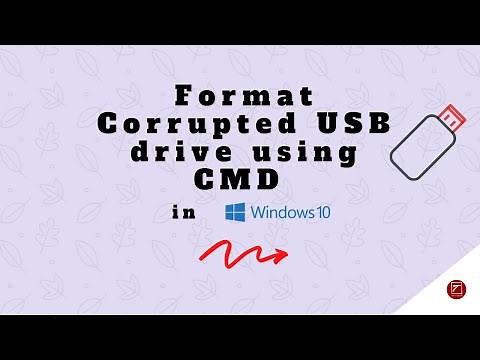 How to Format Corrupted USB Flash Drive using CMD in Windows