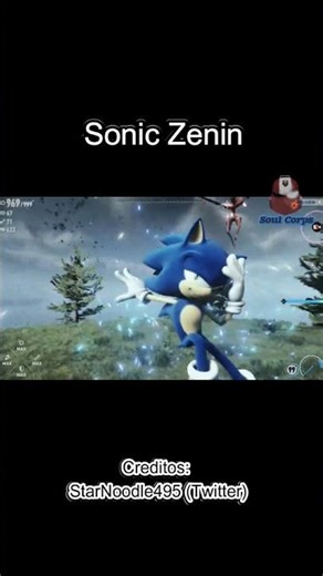 Sonic Zenin #viral #sonic #gaming #trend #shorts