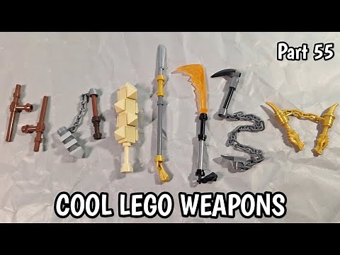 COOL LEGO WEAPONS you can build for your minifigures - Pt 55 (Ninja/Samurai)
