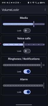 How to control and lock the volumes of your device