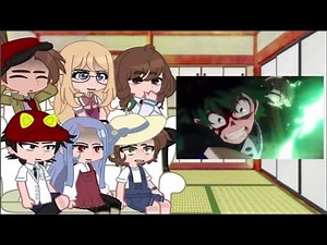 👑 People deku saved react to each other | Gacha Club | MHA react Compilation