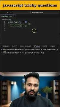99% JavaScript Developers Get This Wrong 😱 | JS Tricky Equality Interview Question