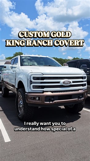 CUSTOM STAR WHITE & GOLD King Ranch Coming 🔜 for a great customer here at Wild Willies Custom Accessories and your #1 Ford Dealer, Akins Ford in Winder, Ga! #wildwillies #realdealneal #akinsford
