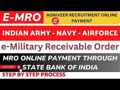 how to make emro payment | EMRO for Medical, Agniveer,Remedical, Agniveer exam,Navy,Army,Airforce