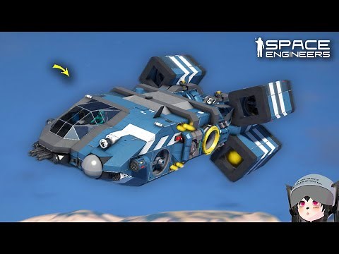 This Smartly Designed Small Ship is Great for Survival, Space Engineers