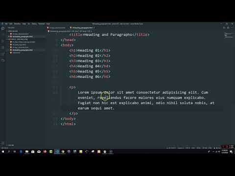 8 Heading and Paragraph Tags Web Design - Nahid Nayem