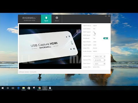 How to use Magewell's USB3 Gen-1 Capture Utility software (aka Dongle Helper)