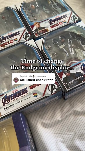 Replying to @Idk🤷🏻 Posing vids are coming, setting up displays have just been the number one priority for me atm. Collection tour coming right after I’m finished tho 👀 #actionfigures #collection #mafex #avengers #avengersendgame #fyp #figureposing #marvel