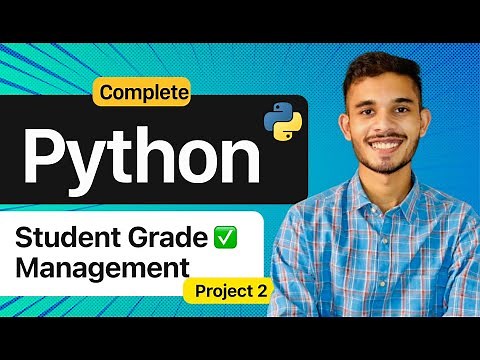 Student Grade Management System In Python | Python project for beginners