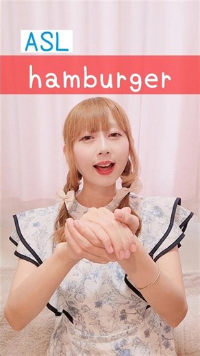 American Sign Language (ASL) “hamburger” | Beginner Lesson for Deaf & Hard of Hearing #signlanguage
