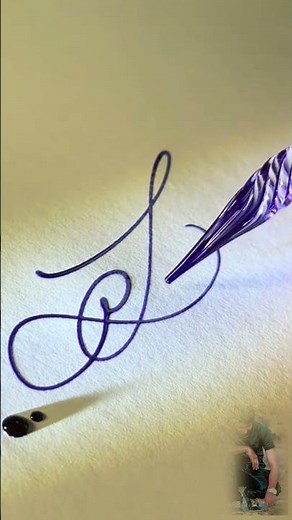 How To sign The Letter L?? #signature #signfabrication #calligraphyalphabet #art