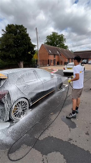 Covering this A45 AMG in snow foam 💦🚘 | Clean Me