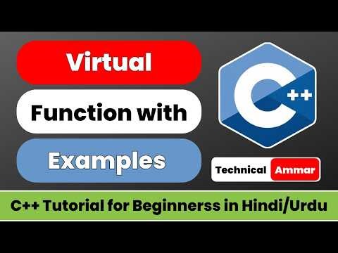 Virtual Function in C++ | Runtime Polymorphism in C++ | C++ Tutorial for Beginners #82