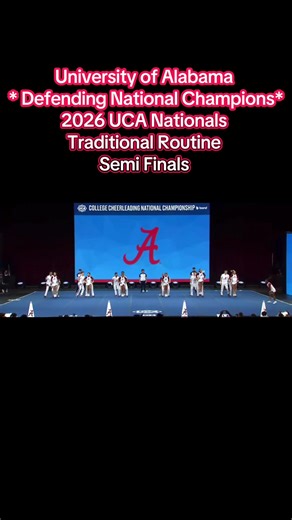 University of Alabama! #collegecheer #cheerleading #nationals #stunts #fyp