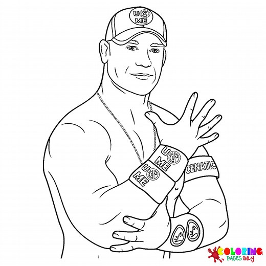 60  WWE Coloring Pages - Free Printable PDF & Online Coloring