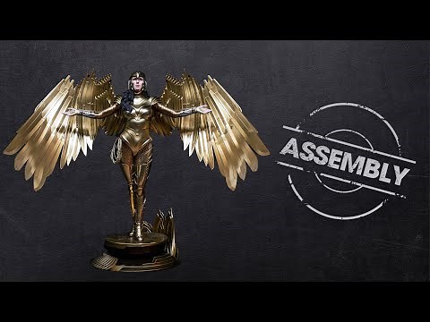 Wonder Woman 84 1/4 Scale Statue Unboxing Queen Studios Official Video