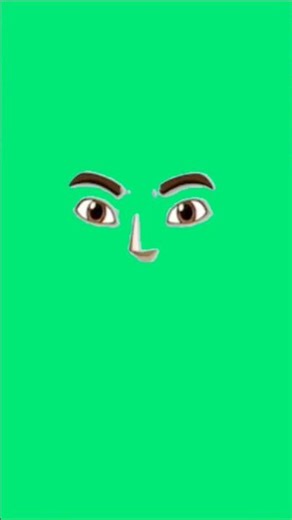 cartoon eyes || green screen (free download)