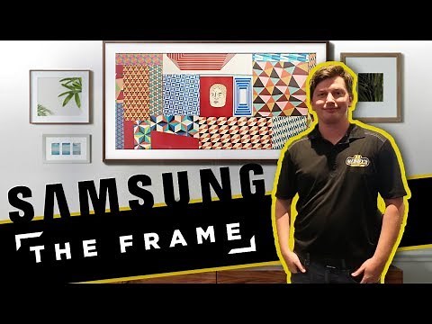 How To: Samsung The Frame Smart Tv & Art Frame Unboxing, Installation and Setup - UN55LS003AFXZC