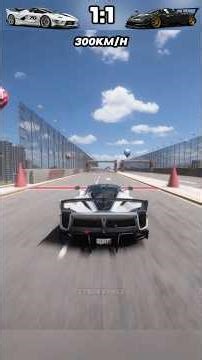 Ferrari FXX-K EVO Vs Pagani Huayra BC #shorts