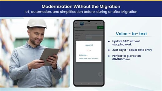 How To Modernize Your SAP ECC or S/4 Without Coding Using Liquid UI | Synactive, Inc.